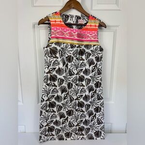 Persifor Sloane Sleeveless Dress Shells And‎ Embroidery Size Small